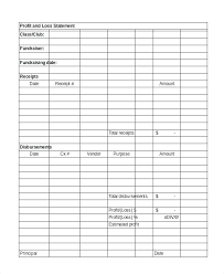 Profit And Loss Report Template Excel Statement Restaurant