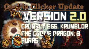 Cookie Clicker: Update 2.0 - Crumbly Egg, Krumblor the Cookie Dragon &  Auras! - YouTube