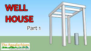 Shed plans house plans well pump cover sprinkler pump irrigation pumps cottage plan lake cottage beginner woodworking projects teds woodworking. Well House Part 1 Youtube