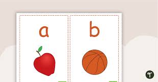 a z picture flashcards lowercase