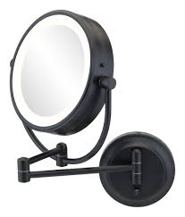 magnified makeup mirror with switchable