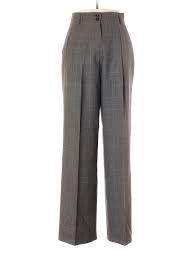 Details About Luciano Barbera Women Gray Wool Pants 42 Eur