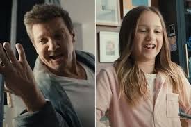 jeremy renner stars with real daughter