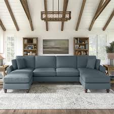 hudson sectional couch with double