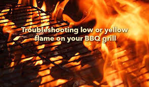 low flame output on your bbq grill