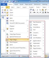 Where Is Page Setup In Office 2007 2010 2013 And 365