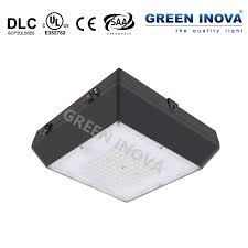 China Led Emergency Gas Station Private Label Lighting Garage Canopy Indoor Motion Sensor Light Fixture Lamp Dlc Ul Cul Saa Ce 20w 30w 40w 55w 80w China Led Luminaire Square Canopy