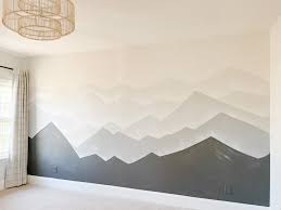 Foggy Mountain Wall Mural Beginner
