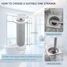 bathroom sink drain strainer stainless