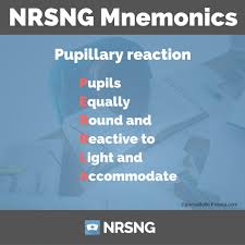 Pupil Reactions Nursing Mnemonic Nrsng Nursing Courses