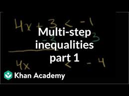 Multi Step Inequalities Linear