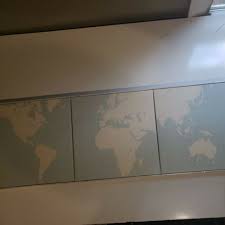 Ikea World Map Canvas Wall Art Down To
