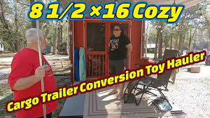 cargo trailer conversion toy hauler
