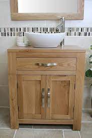 Find vanity tops at wayfair. White Ceramic Bathroom Wash Basin On Solid Oak Top Bathroom Vanity Basin Freestanding Vanity Unit Vanity