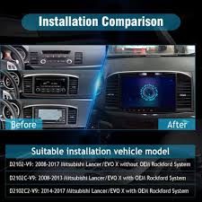 Get your 2017 mitsubishi lancer outfitted to electrically connect to any trailer. Mitsubishi Lancer Evo X 2008 2017 Stereo Head Unit Evo Radio Sygav