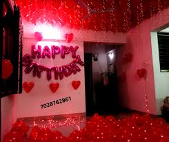 girlfriend birthday room decoration