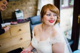 lipstick and curls 1950 s bridal hair