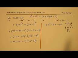 Rational Expressions Mcr3u Unit Test