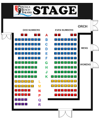 Pbt Main Floor Seating Chart Priscilla Beach Theatre