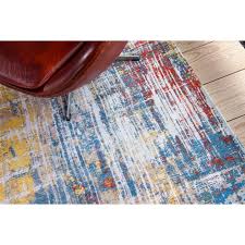 stylish colorful modern rug montauk