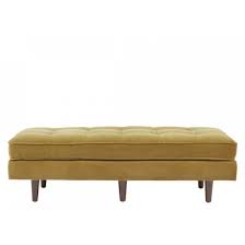 bench sofa in yellow colour in