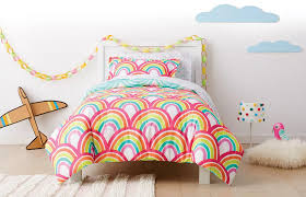 Rainbow Comforter Girls Rainbow Bedroom