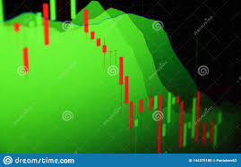 Stock Market Graph And Bar Chart Price Display Display Of