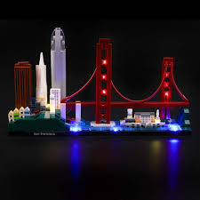 Amazon Com Lightailing Light Set For Architecture San Francisco Building Blocks Model Led Light Kit Compatible With Lego 21043 Not Included The Model Toys Games