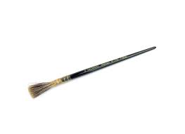 badger hair brush round flat no 2