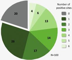 Pie Chart Showing The Number Of Patients For Whom 0 1 2 3
