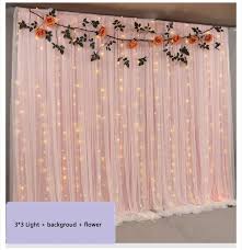 3m X 3m Colorful Wedding Backdrop Curtains With Led Lights Event Party Arches Decoration Wedding Stage Background Silk Drape Decor 2 Layers Wedding Decoration Diy Wedding Decoration Supplies From Weddings Mall 84 84 Dhgate Com