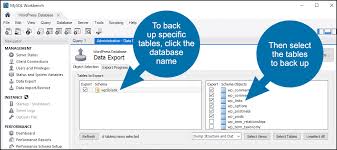 how to make a mysql database backup