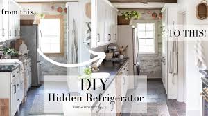 hidden refrigerator diy you