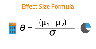 effect size formula calculator