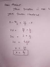 Solve Maths Linear Equations