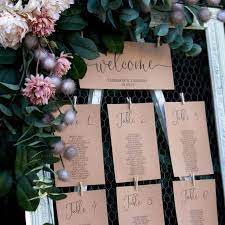 how to make your wedding seating chart