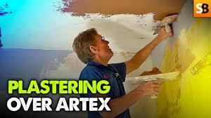 plastering over artex diy you