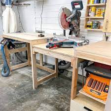7 diy miter saw table plans for your