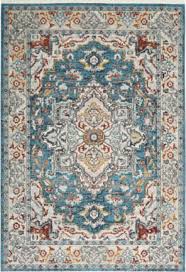 blue medallion rug at rug studio