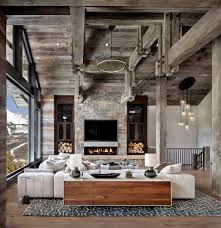 75 beautiful rustic living room with