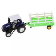 Perfeclan 1 43 Scale Diecast Alloy Pull Back Car Farm Tractor Model Toy For Kids Gift