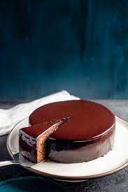 chocolate mirror cake the gourmet