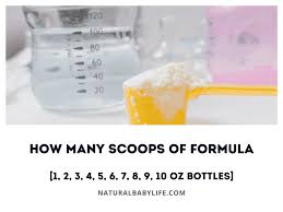 how many scoops of formula 1 2 3 4
