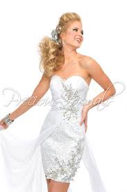Details About Nwt White Hi Low Precious Formals Sz 2 Prom Dress Pageant Gown P70057 450
