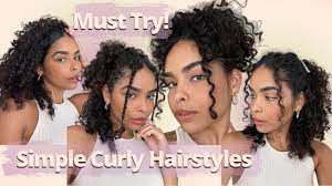 short hair curly hairstyle tutorial