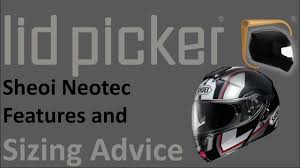 Shoei Neotec Features And Sizing Advice Guide