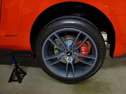 The brake calipers are really visible on these cars. Bad Experience With Mgp Caliper Covers 2015 S550 Mustang Forum Gt Ecoboost Gt350 Gt500 Bullitt Mach 1 Mustang6g Com