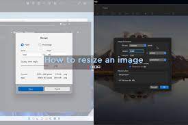 to resize an image on your windows pc