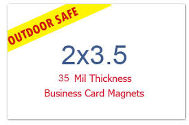 Simply add your preprinted cards to the magnet. 2x3 5 Outdoor Custom Business Card Magnets 35 Mil Most Selling