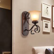 Country Bell Wall Light Sconce Single